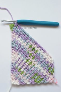 C2C Moss Stitch Rectangle Tutorial Moss Stich Crochet, C2c Crochet Pattern Free, Crochet Dishcloths, Moss Stitch, Baby Blanket Crochet Pattern, Crochet Stitches Patterns, Crochet Squares, Crochet Rug, Crochet Crafts