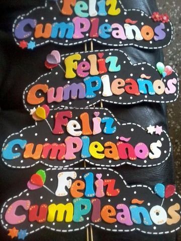 Ideas Geniales De Letras Para Carteles De Cumpleaños Cartel De Cumpleaños Carteles De Feliz Cumple Tablero De Cumpleaños