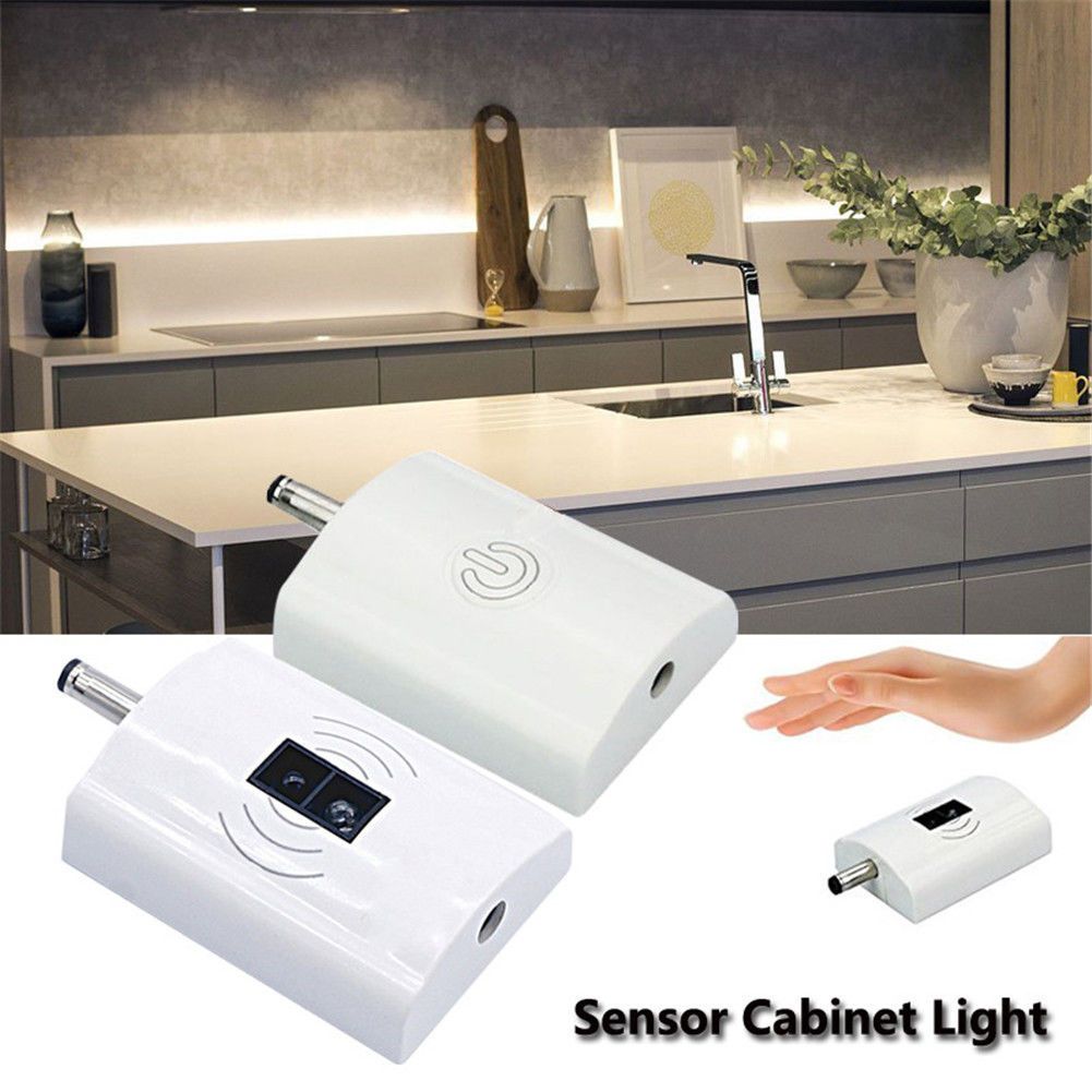 LUSTREON IR Hand Wave Motion Sensor Light Switch for Cabinet Wardrobe Home DC12