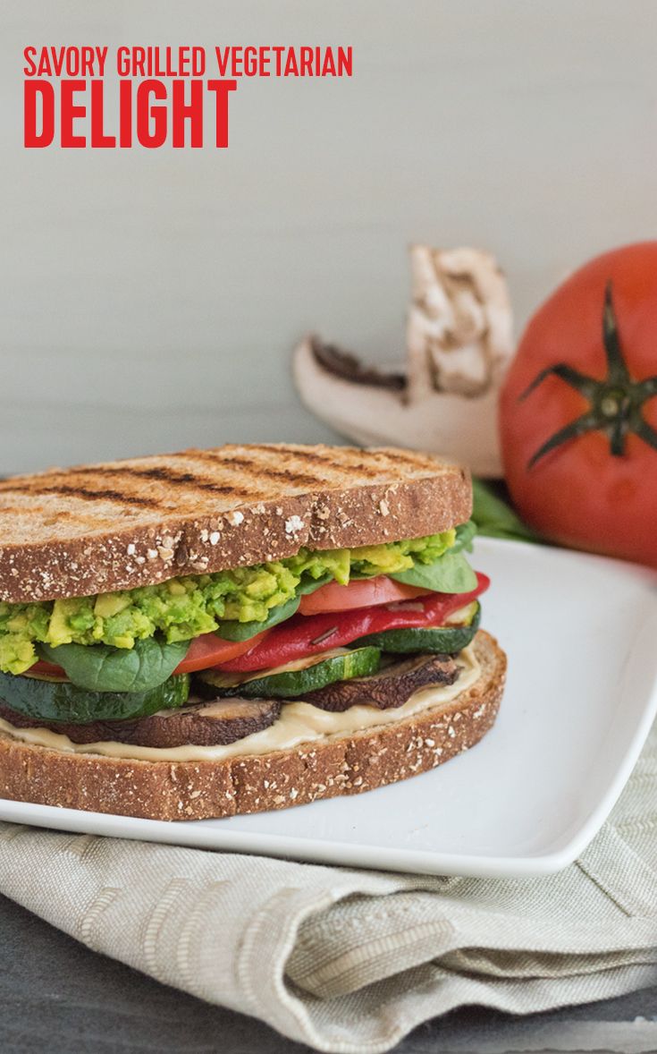 Savory Grilled Vegan Delight Sandwich Savory Grilled Vegan Delight Sandwich