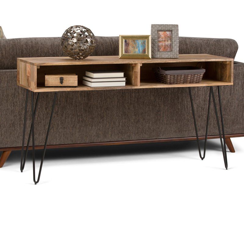 Want To Purchase Hunter Console Table By Simpli Home Console Table Simpli Home Vintage Industrial Decor