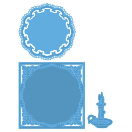 LR0383 MARIANNE CREATABLE BORDER PETRAS CANDLE
