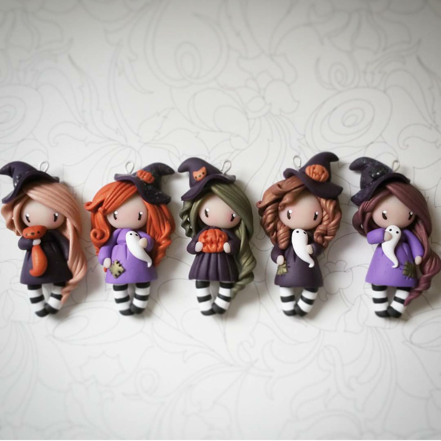 Collier Halloween , Petite sorcière Collier par madame