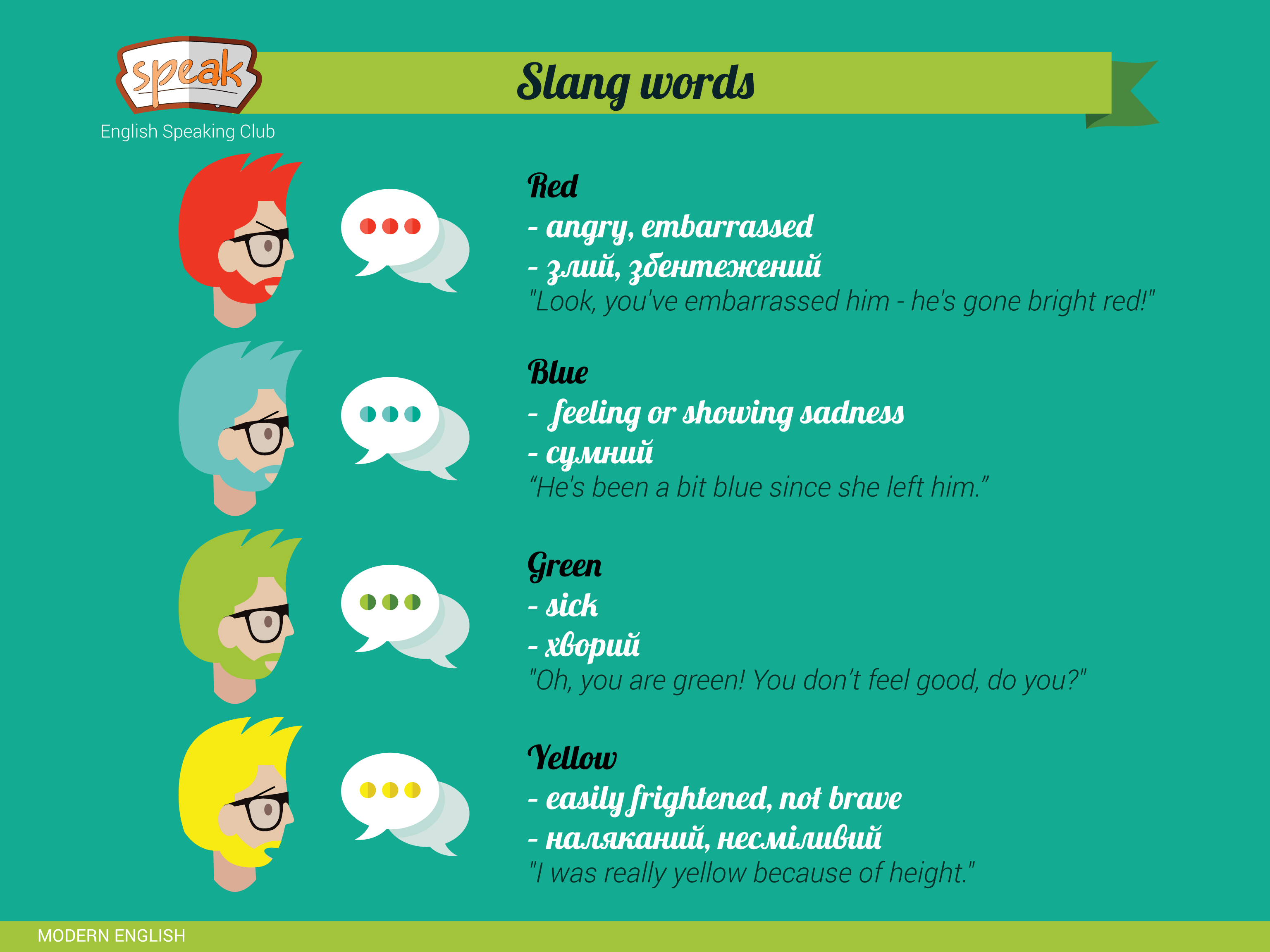 SLANG WORDS Red Angry Embarrassed Blue slang-words-red-angry-embarrassed-blue