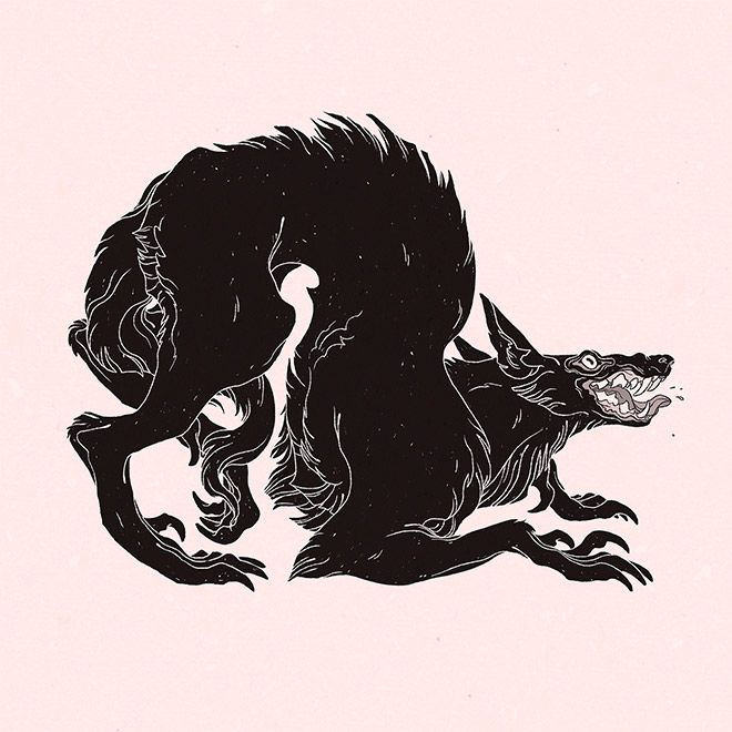50 Ferocious Designs and Illustrations Featuring Wolves Creature Design, Creature Art, Creature Feature, Art Sketches, Art Drawings, Arte Peculiar, Arte Obscura, Wow Art, Pretty Art