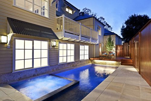 Berwick Pool And Spa Contemporary Pool Backyard Pool Designs Residential Pool Small Backyard Pools