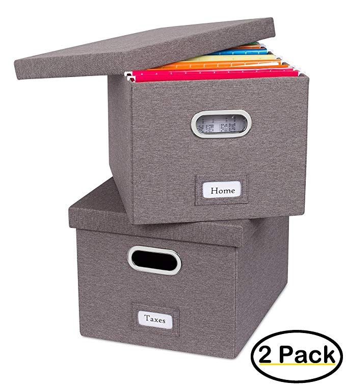 Internet's Best Collapsible File Storage Organizer with Lid ...