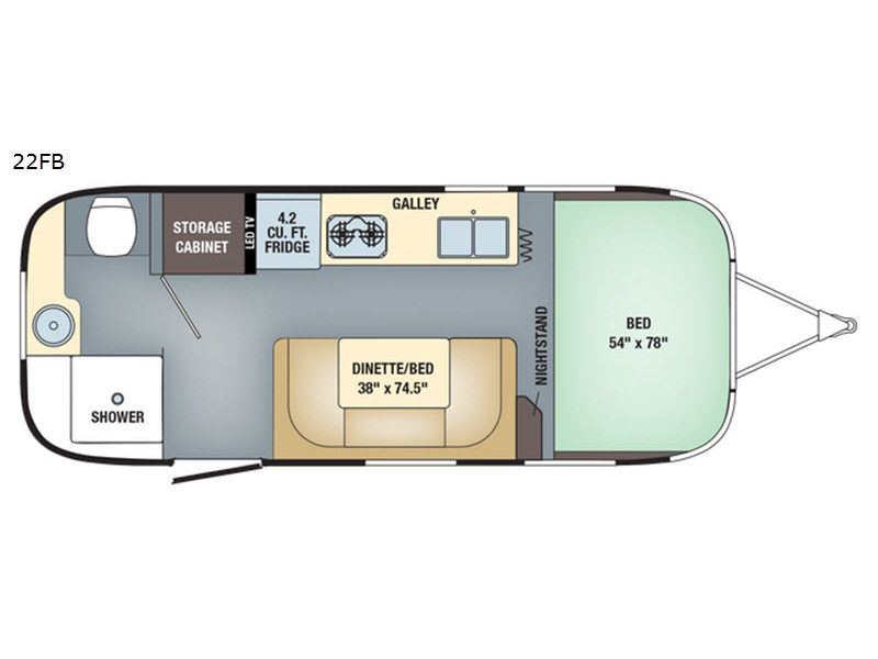 Used 2018 Airstream Rv Sport 22fb Travel Trailer At Arbogast Rv