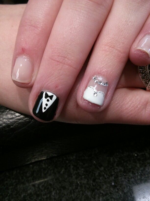 Bride And Groom Nails Nail Art Pinterest Bride And Groom Nails