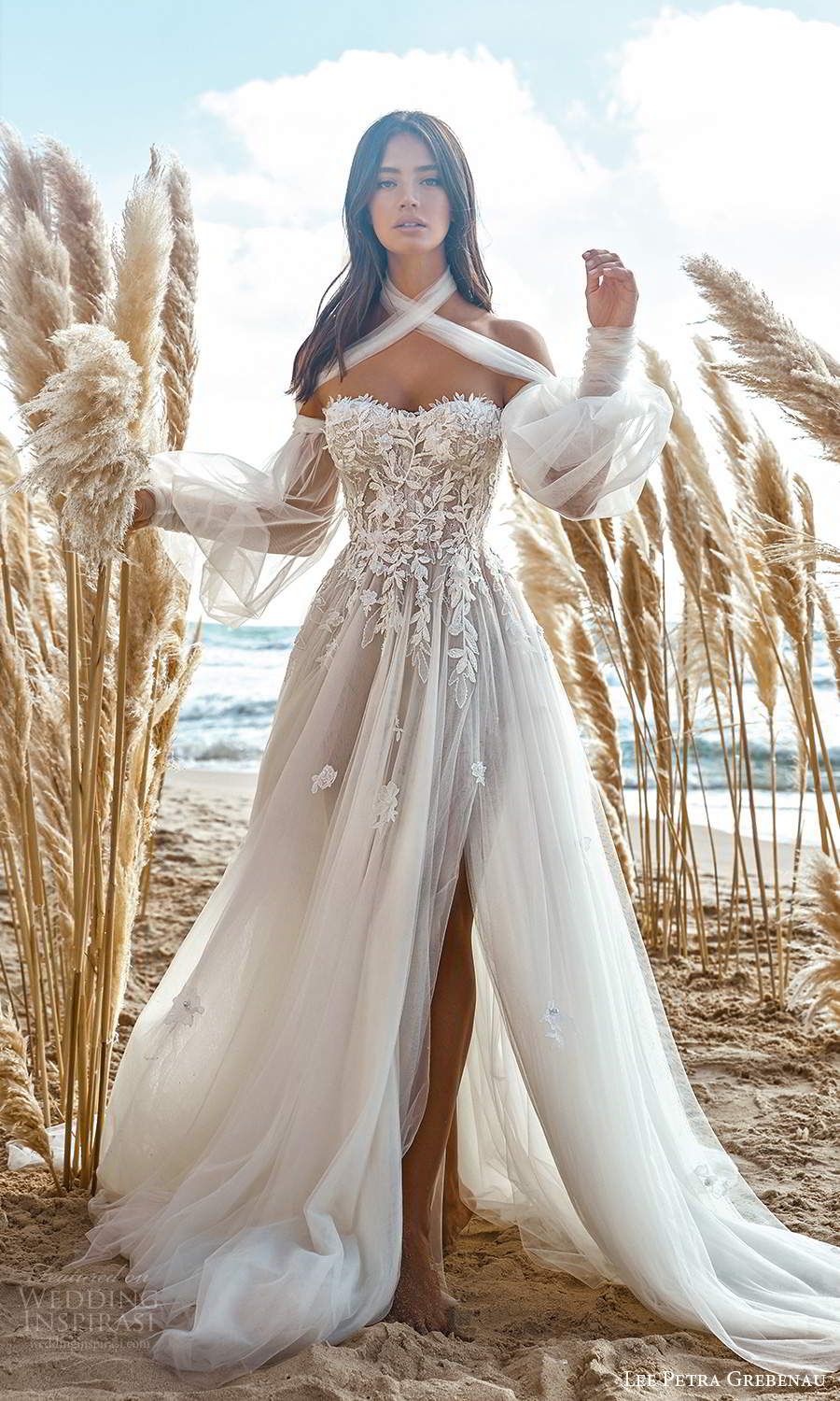 Weddinginspirasi.com featuring - lee petra grebenau 2021 bridal detached bishop sleeves strapless sweetheart neckline heavily embellished bodice a line ball gown wedding dress chapel train (1) mv -- Lee Petra Grebenau Spring 2021 Wedding Dresses #wedding #weddings #bridal #weddingdress #weddingdresses #bride #fashion #collection:LaBelleEpoque #label:LeePetraGrebenau #week:032021 #year:2021 ~ Dream Wedding Ideas Dresses, Cute Wedding Dress, Ball Gown Wedding Dress, Bride Dress, Boho Wedding, Bridal Dresses, Ball Gowns, Wedding Dresses Lace, Short Girl Wedding Dress