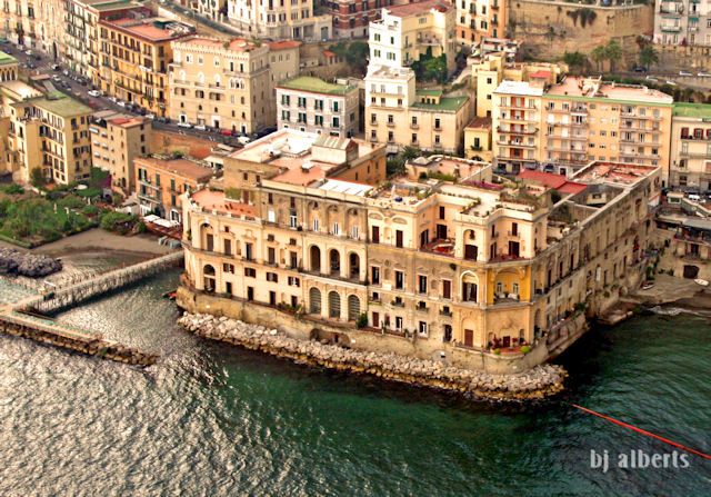 Posillipo, Palazzo Donn\'Anna. Jutting out into the Bay at the ... Posillipo, Palazzo Donn\'Anna. Jutting out into the Bay at the ...