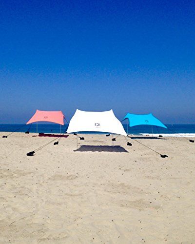 Colore Angoli rinforzati brevettati Parasole Portatile Neso Tenda da Spiaggia Tents con Ancoraggio a Sabbia 2.1m x 2.1m