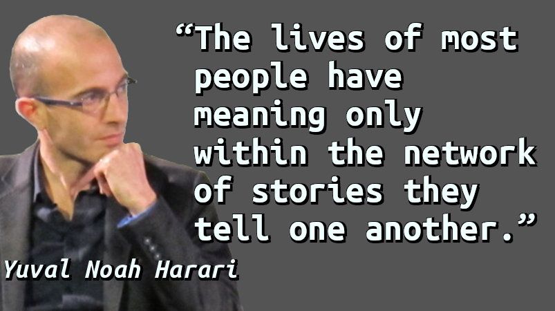 Resultado de imagen para harari about stories"