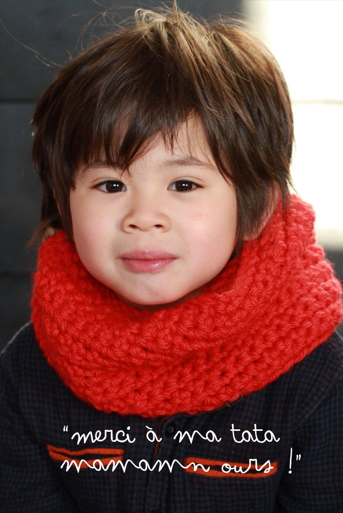 Snood Pour Enfant 4 Ans Tour De Cou Tricot Tour De Cou Enfant Snood Tricot