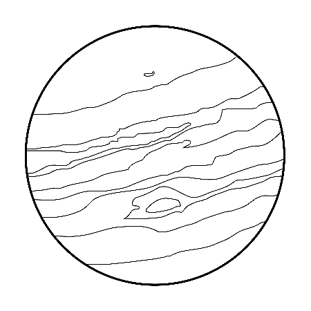 jupiter coloring page