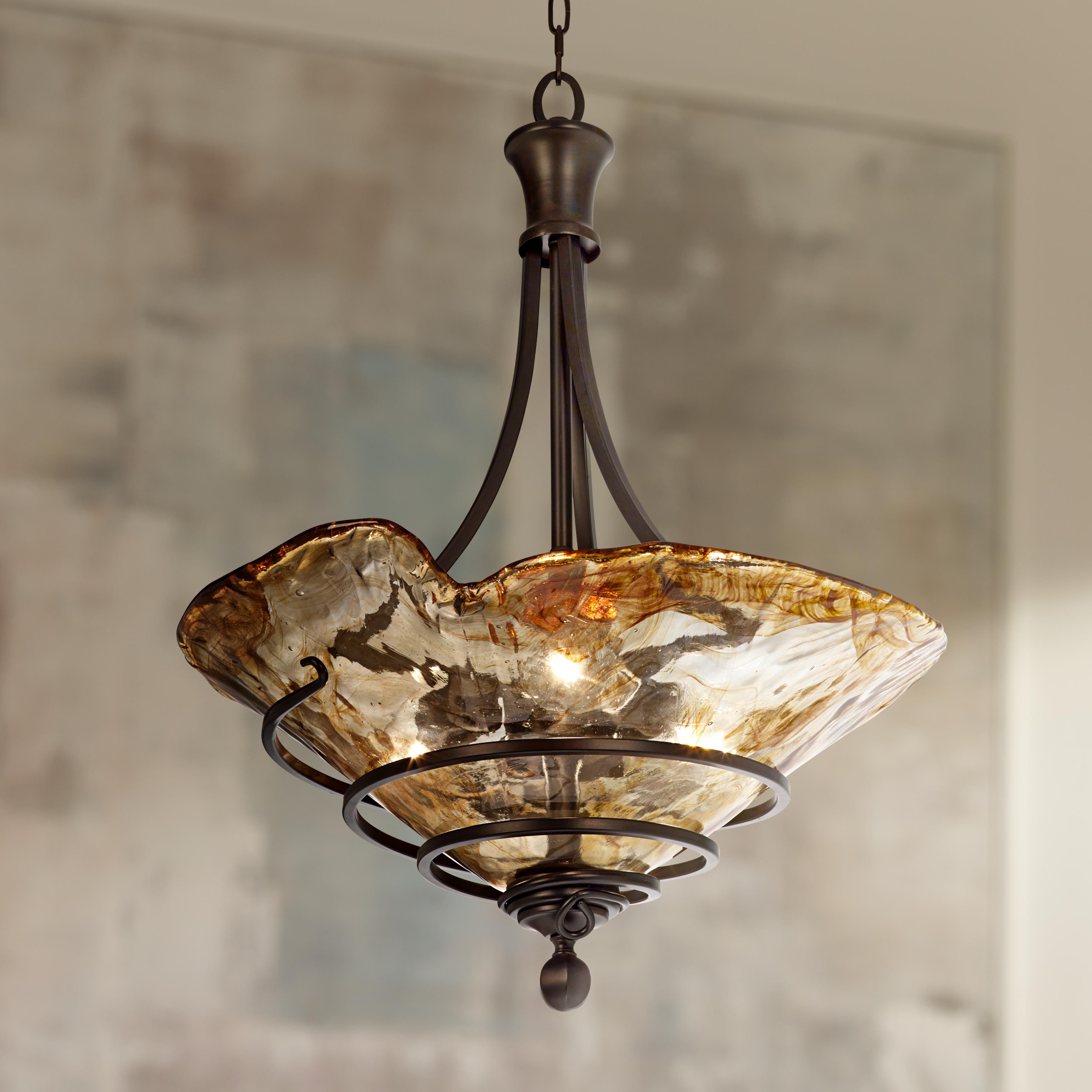 Uttermost Vitalia 22 1 4" Wide 3 Light Pendant Chandelier