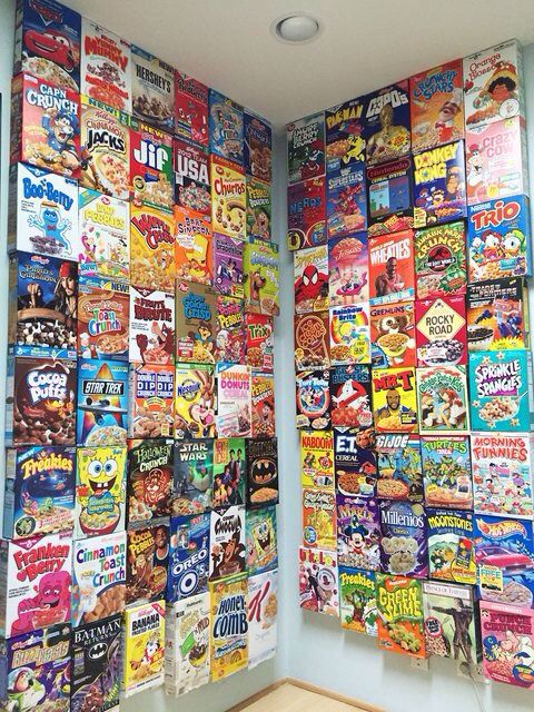 Cereal Box Collection Cereal Cafe Wall Painting Indie Room