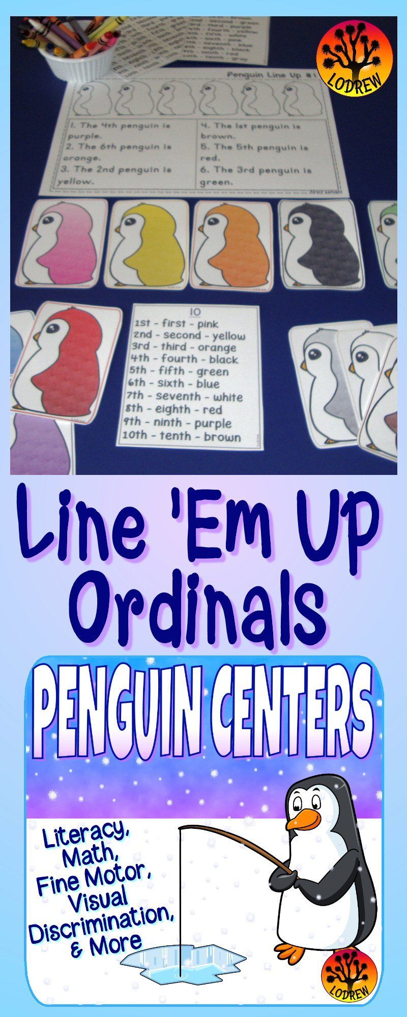 Penguin Centers Activities Winter Centers Literacy Math Fine Motor