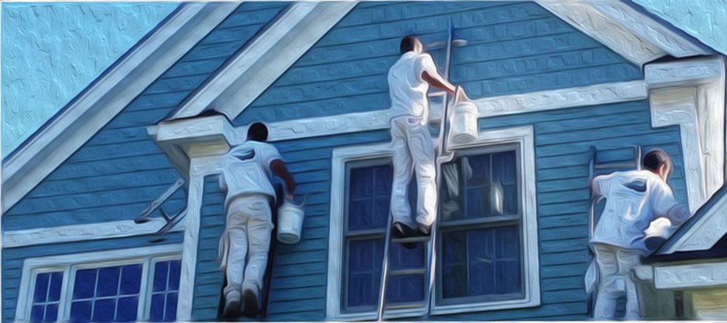 House Painting Dubai Abu Dhabi Uae House Painters Dubai House Paint Exterior House Painting Painter And Decorator