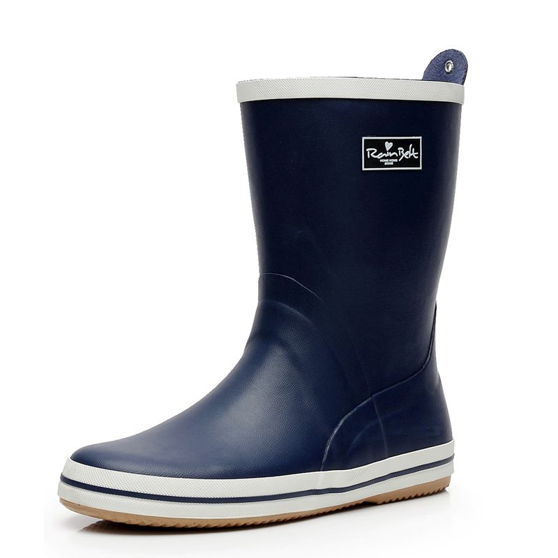 Men's Mid-calf Waterproof Rubber Rainboots Men's Mid-calf Waterproof Rubber Rainboots