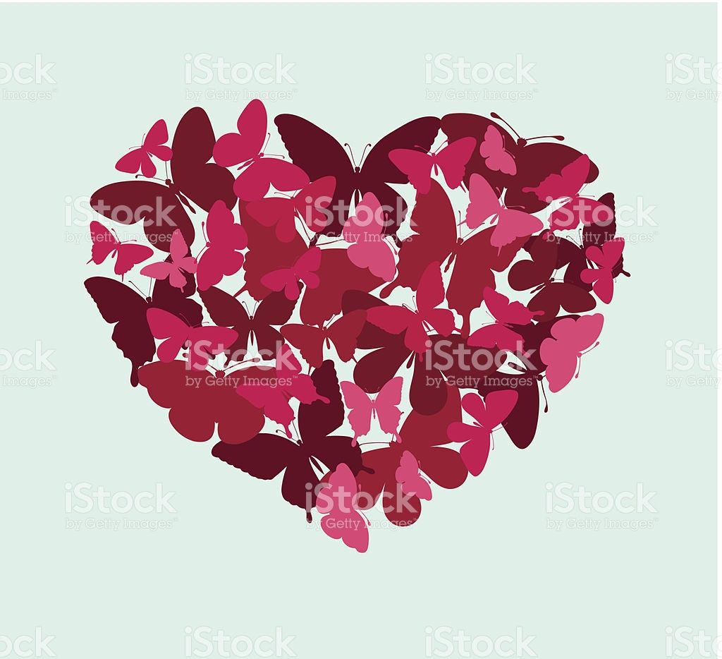 Дизайн с бабочками в форме сердца. Сток Вектор Стоковая фотография Tatting, Heart Shapes, Diagram, Butterfly, Map, Background, Prints, Grandma, Design