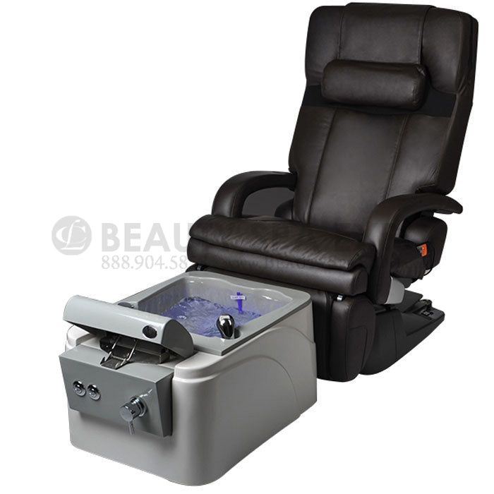The Taizen portable spa is a deluxe portable pedispa that can be moved effortlessly from one workstation to another. This flexible pedicure spa is a wonderful option for salons and spas that have limited space. Easily add more income by offering spa pedicures without expensive investment in a drain system. Filling and draining your Taizen is easy—To fill the spa with water, connect the spa’s fill hose to your faucet, or simply pour water into the spa. To empty, discharge used spa water through t Spa Pedicure Chairs, Pedicure Chairs For Sale, Pedicure Spa, Small Salons, Spa Lighting, Shower Head With Hose, Spa Jets, Auto Fill, Spa Chair