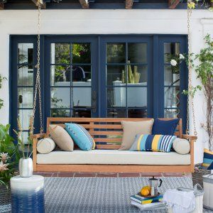Belham Living Brighton Deep Seating 65 in. Porch Swing Bed ... Belham Living Brighton Deep Seating 65 in. Porch Swing Bed ... on Belham Living Brighton Outdoor Daybed id=44359