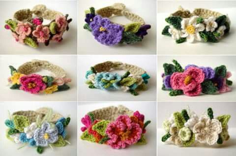 como hacer pulseras de flores de crochet como hacer pulseras de flores de crochet