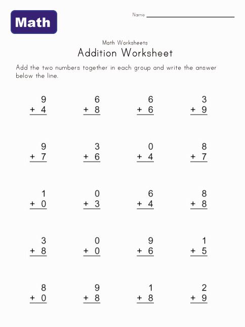 simple addition worksheet 3 multiplication worksheets addition