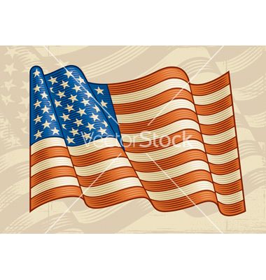 Download Vintage american flag vector - by iatsun on VectorStock ...