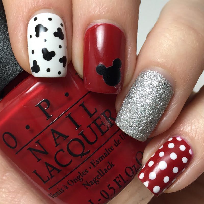 Laci B Brings On The Fun In This Mickey Mouse-inspired Manicure Laci B brings on the fun in this Mickey Mouse-inspired manicure using her gifted polishes from the Collection. Have some serious fun recreating this nail ... - Laci B Brings On The Fun In This Mickey Mouse-inspired Manicure