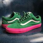 Vans X Golf Wang X Syndicate Old Skool Green Pink Size 10 5 Supreme Odd Future Vans Golf Wang Vans Old Skool Sneaker