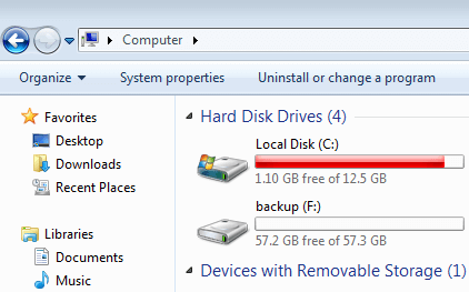 Pin En Windows 7
