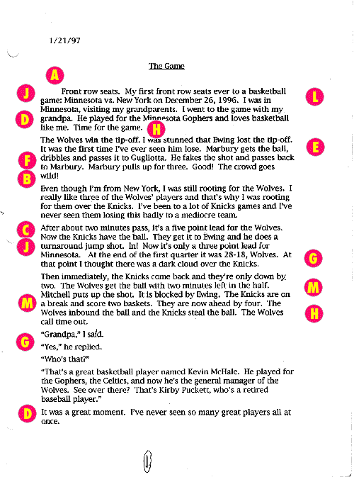 Sample essays high school students