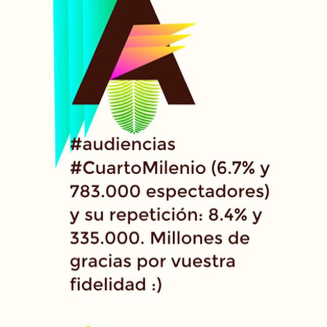 audiencias #CuartoMilenio (6.7% y 783.000 espectadores) y su ... audiencias #CuartoMilenio (6.7% y 783.000 espectadores) y su ...