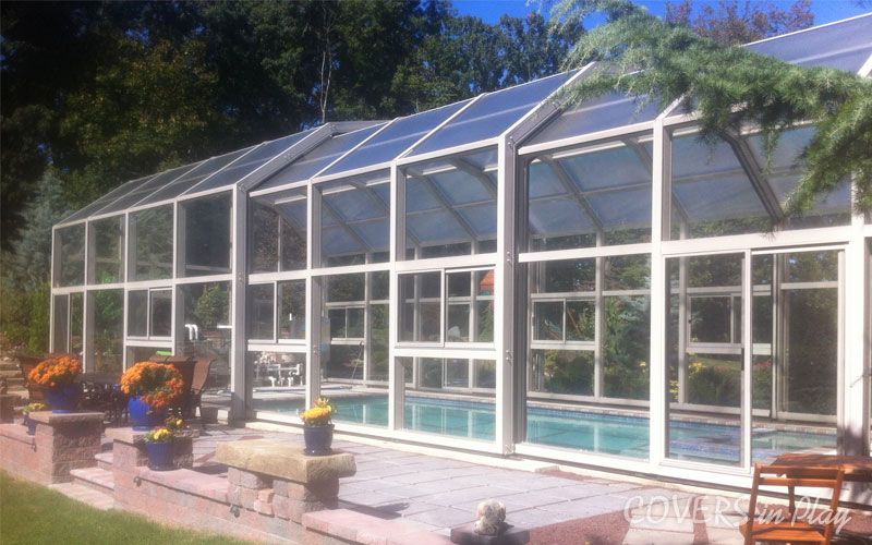 Use Your Swimming Pool Year Round Even When It 30 C 22 F Outside Know More Benefits Of Pool Enclosure Here Indoor Outdoor Pool Pool Enclosures Outdoor Pool