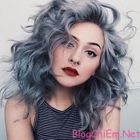 Xu hướng tóc nhuộm màu xám khói đẹp khuấy động giới trẻ đầu năm 2018