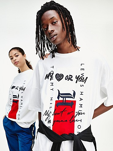 Lewis Hamilton x H.E.R. Oversized T-Shirt | Tommy Hilfiger | Tommy hilfiger, Tommy hilfiger women, Oversized tshirt