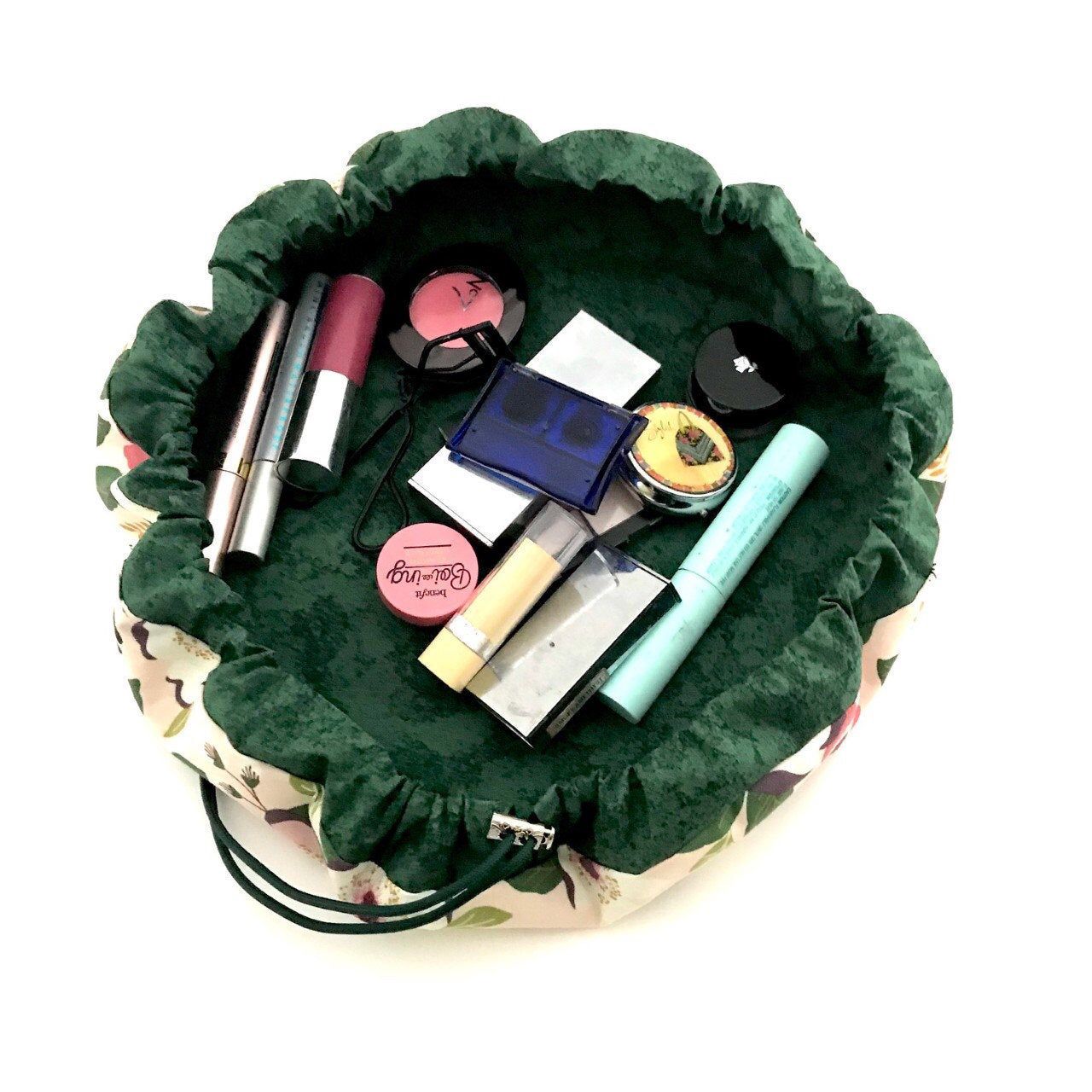 Ipsy Glam Bag March 2015 Floral Fantasy Blue, Bag Only, No