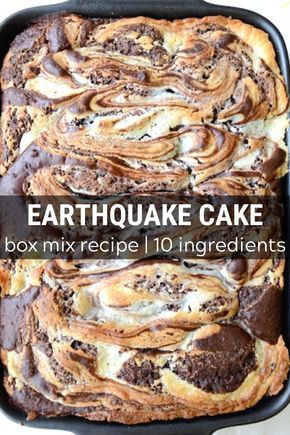 Earthquake Cake - the best cake to serve guests! Earthquake Cake - the best cake to serve guests!