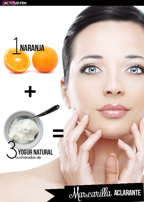 Aclarar piel de la para naranja mascarilla