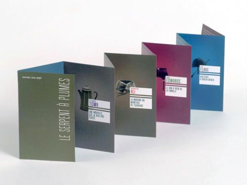 accordion style interesting brochure folds brochure design