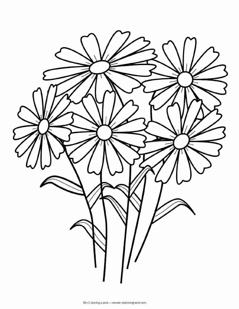 Download Detailed Coloring Pages for Kids Flowers in 2020 | Flower ...