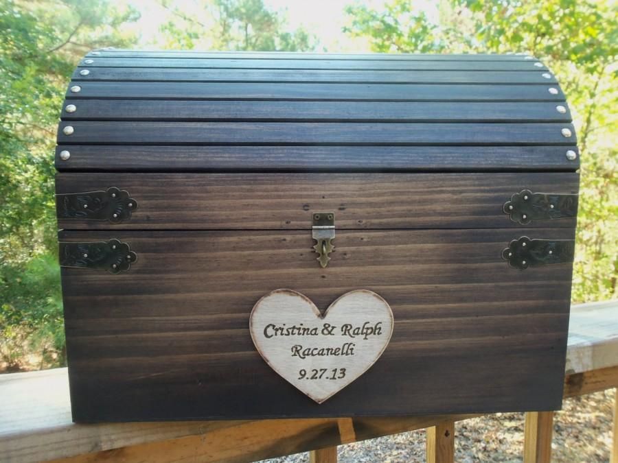 Rustic Wedding Card Box Huge Large Size Wood Chest Rustic Wedding Card Box Huge Large Size Wood Chest With Slot And Key Set All Inclusive 2418016