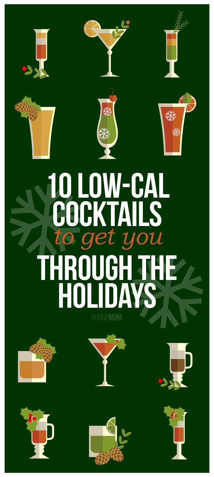 10 Low Cal Cocktails To Get You Through The Holidays Christmas