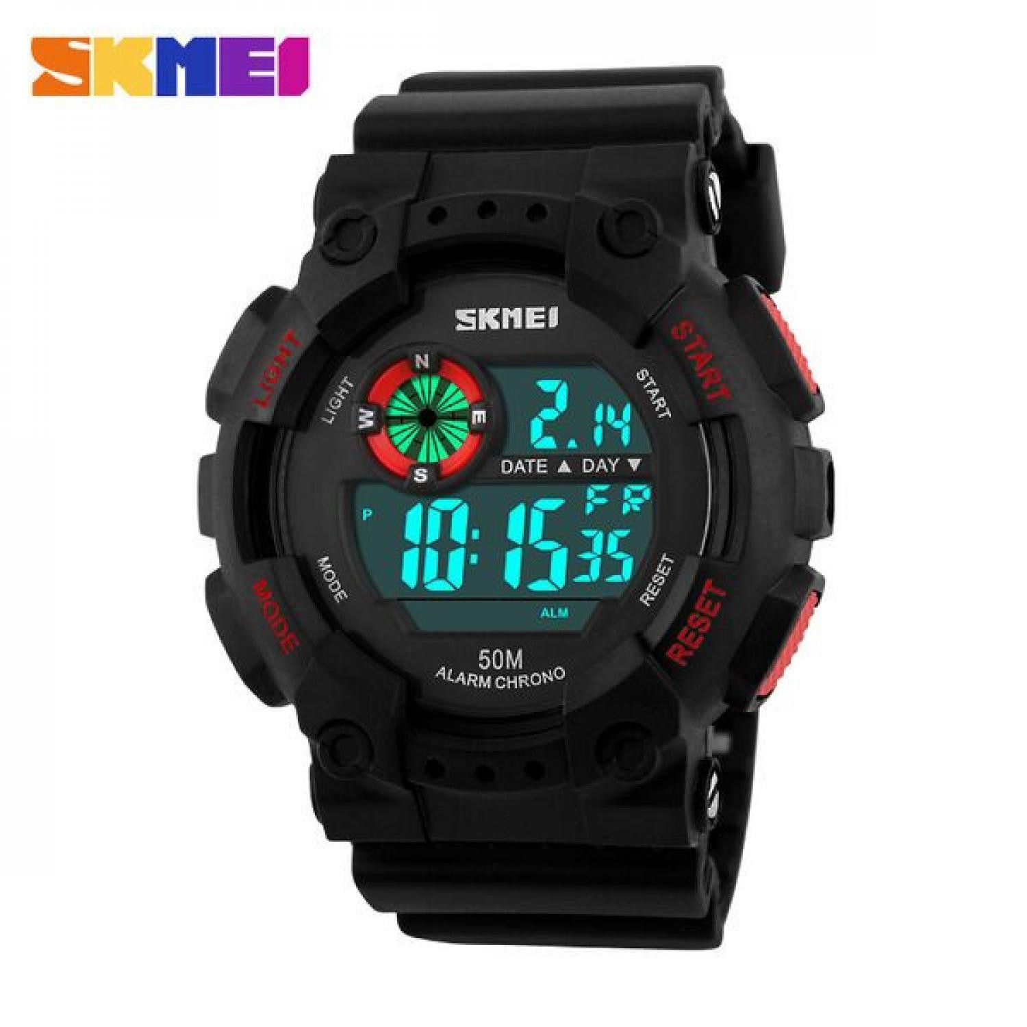 Jam Tangan Pria SKMEI Digital Military Sport Watch Original DG1101 Jam Tangan Pria SKMEI Digital Military Sport Watch Original DG1101 Merah