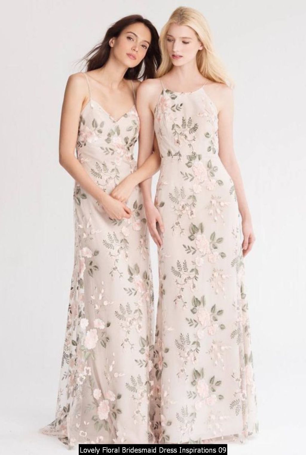 Lovely Floral Bridesmaid Dress Inspirations for Summer Weddings ...