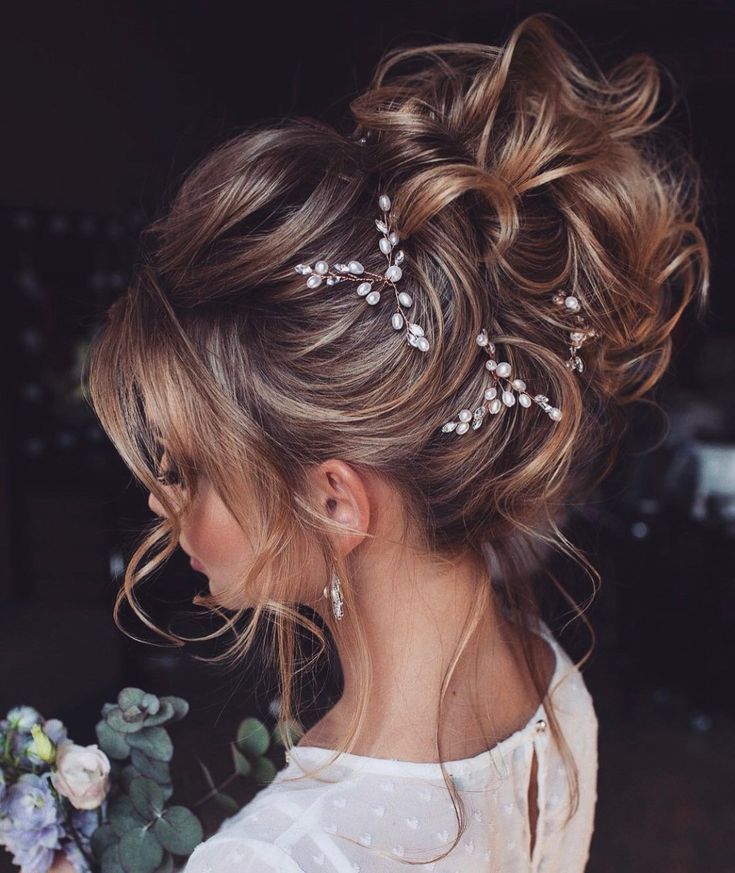 Bridal hair pins-Wedding hair pins-Pearl hair pins-Crystal hair pins- Hair pins bridal - pearl hair