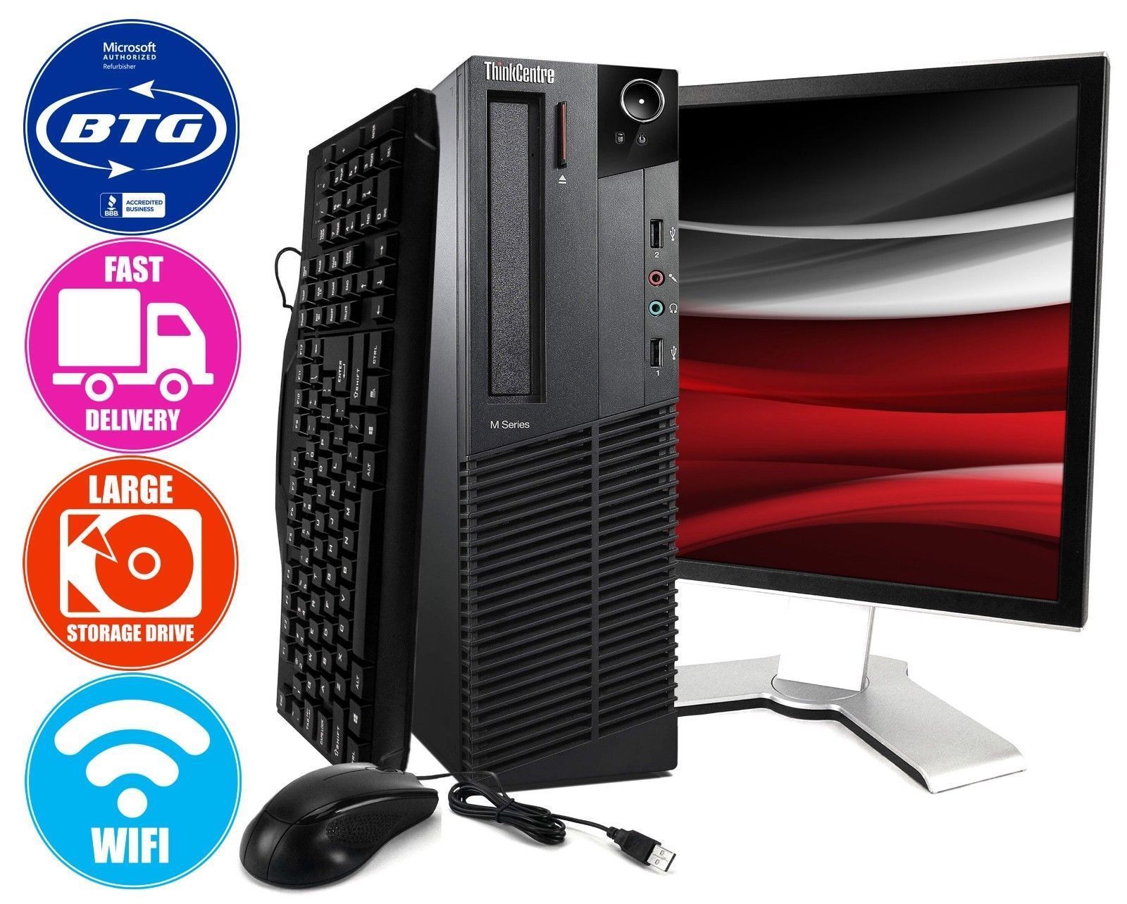 Lenovo Desktop Computer I5 Quad Core 8gb 500gb Pc Windows 10 Pro 19 Lcd Wifi Bilgisayarparcasi Bilgisayar Computer Bilgisaya Bilgisayar Elektronik Urunler