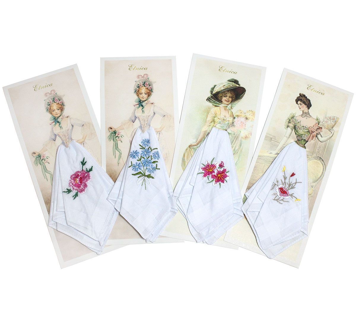 Женский носовой платок (1 шт) Пс-10 Леди, в ассортименте Napkins, Towels, Dinner Napkins
